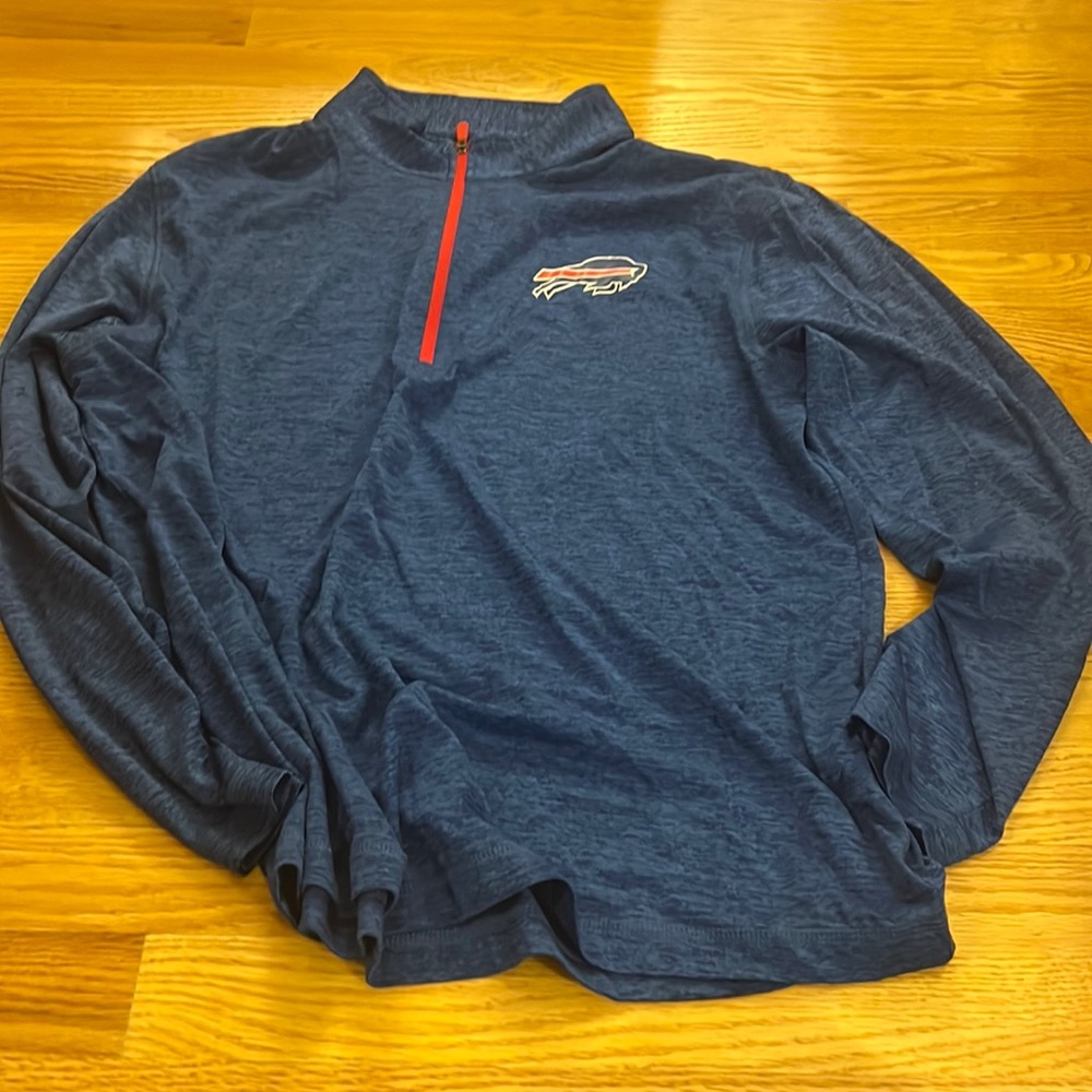 Buffalo Bills quarter zip, size large